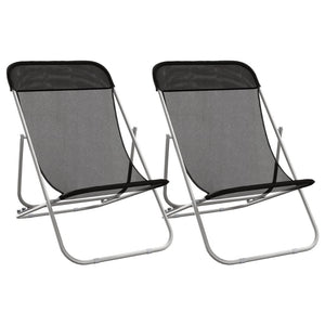2er Set Klappbare Strandstühle