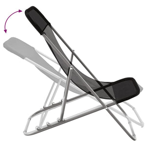 2er Set Klappbare Strandstühle