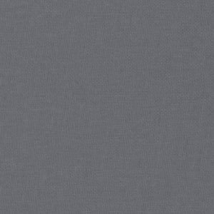 Relaxsessel mit Hocker Dunkelgrau Stoff
