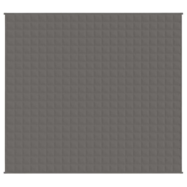vidaXL Weighted Blanket Grey 200x220 cm 13 kg Fabric