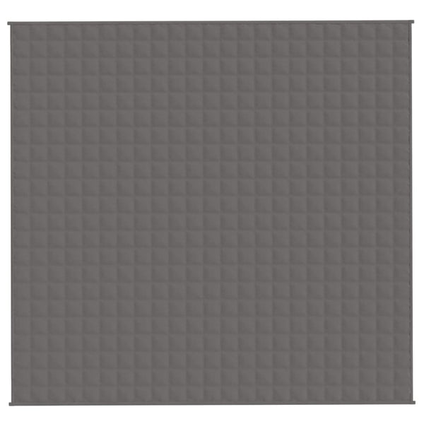 Gewichtsdecke Grau 220x230 cm 15 kg Stoff