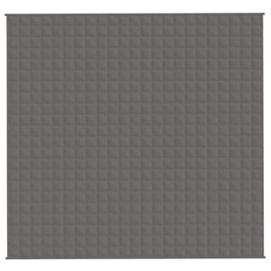 Gewichtsdecke Grau 220x240 cm 15 kg Stoff