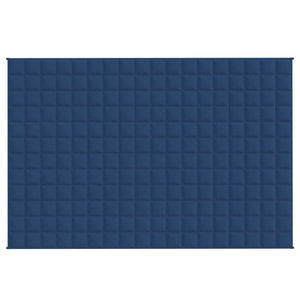 Gewichtsdecke Blau 122x183 cm 5 kg Stoff