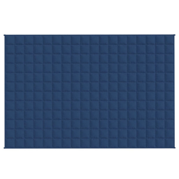 vidaXL Weighted Blanket Blue 122x183 cm 9 kg Fabric