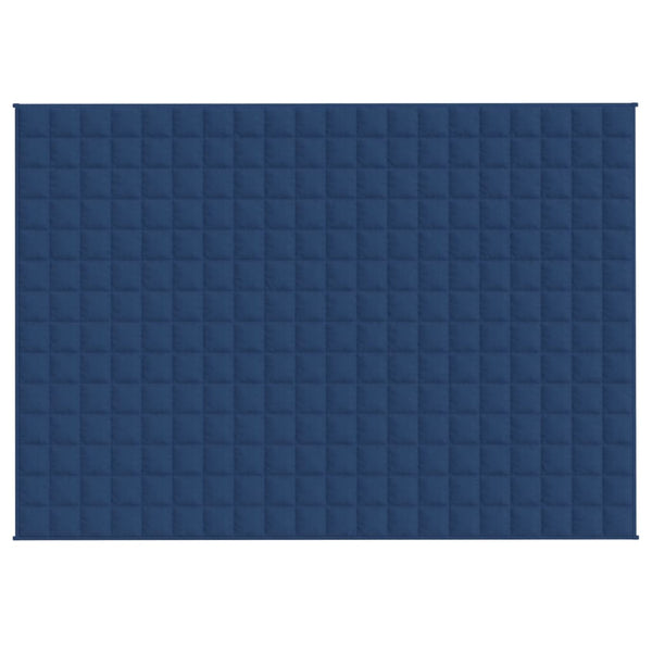 Gewichtsdecke Blau 140x200 cm 10 kg Stoff