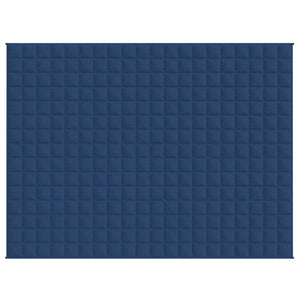 Gewichtsdecke Blau 152x203 cm 7 kg Stoff