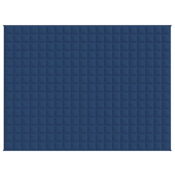 Gewichtsdecke Blau 152x203 cm 11 kg Stoff