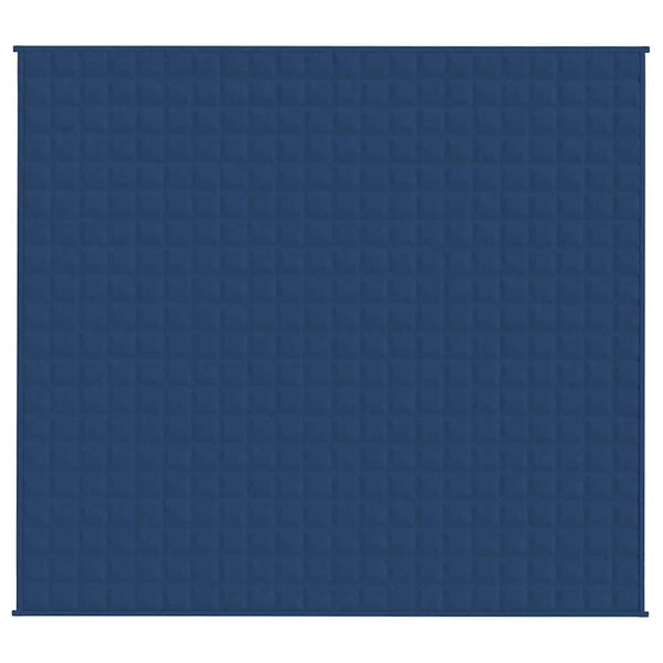 Gewichtsdecke Blau 200x230 cm 9 kg Stoff