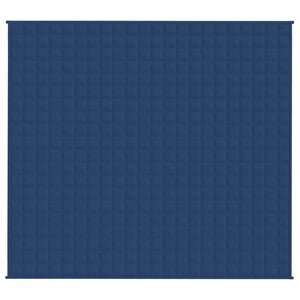 Gewichtsdecke Blau 200x230 cm 13 kg Stoff
