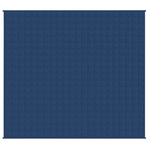 Gewichtsdecke Blau 220x230 cm 11 kg Stoff