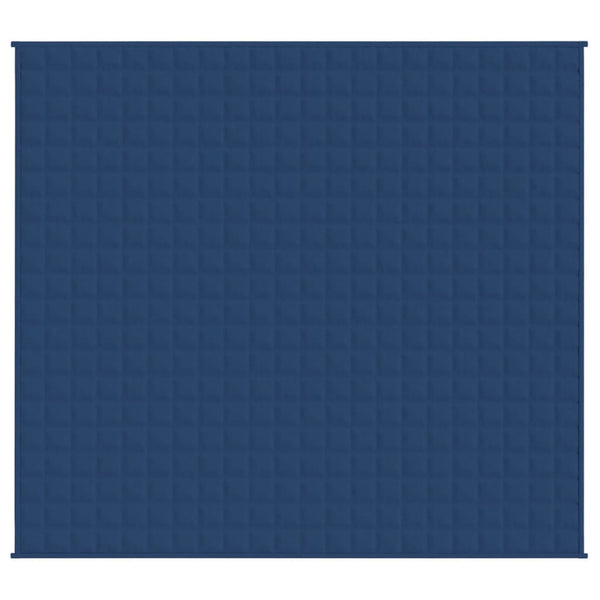 Gewichtsdecke Blau 220x230 cm 11 kg Stoff