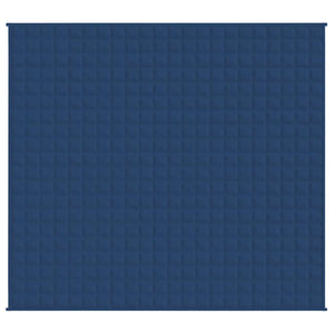 Gewichtsdecke Blau 220x240 cm 11 kg Stoff