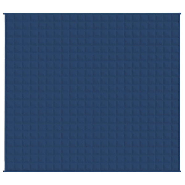 Gewichtsdecke Blau 220x240 cm 11 kg Stoff