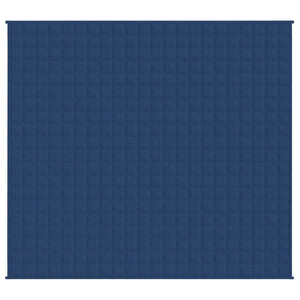 Gewichtsdecke Blau 220x230 cm 15 kg Stoff