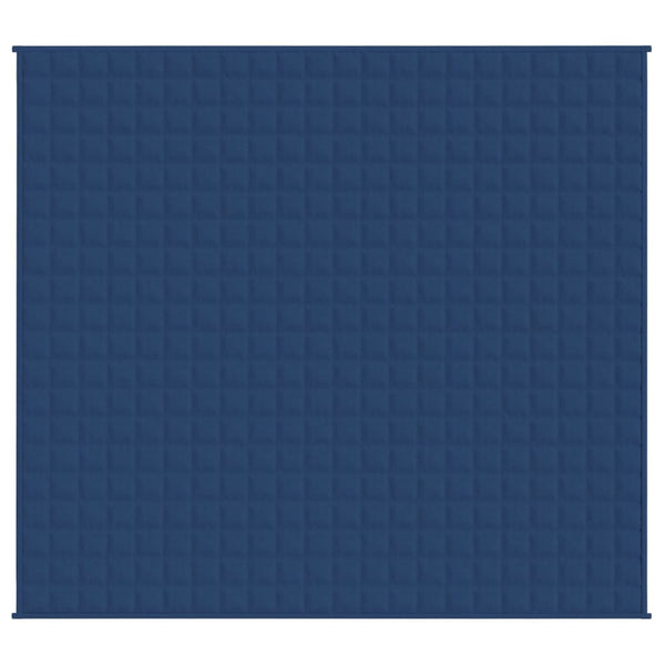Gewichtsdecke Blau 220x230 cm 15 kg Stoff