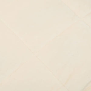 Gewichtsdecke Hellcreme 137x200 cm 10 kg Stoff