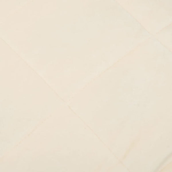 Gewichtsdecke Hellcreme 200x230 cm 13 kg Stoff