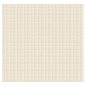 Gewichtsdecke Hellcreme 220x240 cm 11 kg Stoff