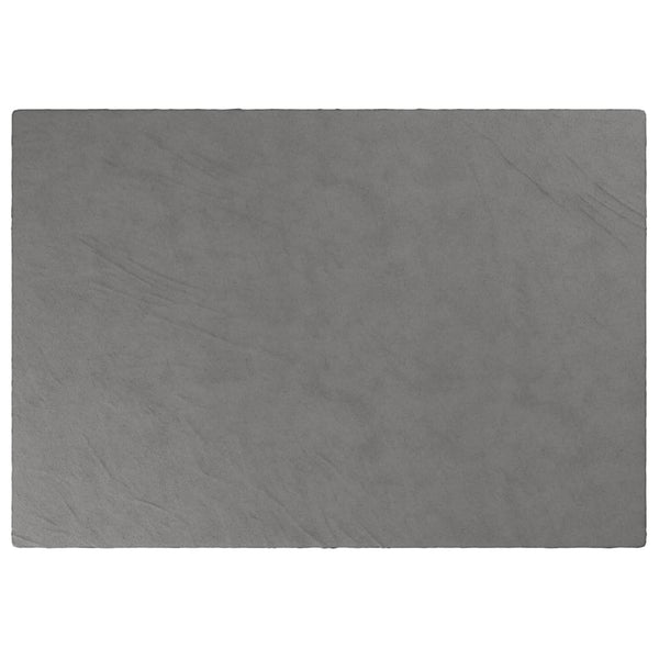 Gewichtsdecke mit Bezug Grau 135x200 cm 6 kg Stoff