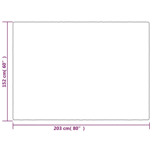 Gewichtsdecke mit Bezug Grau 152x203 cm 11 kg Stoff