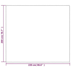 Gewichtsdecke mit Bezug Grau 200x220 cm 13 kg Stoff