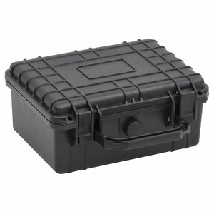 Tragbarer Flugkoffer Schwarz 24x19x11 cm