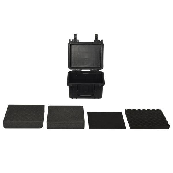 Tragbarer Flugkoffer Schwarz 27x25x18cm