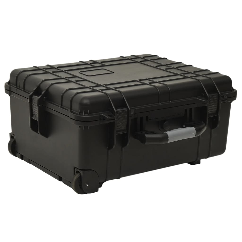 Flugkoffer mit Rollen Schwarz 58x45x27 cm