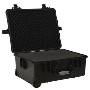 Flugkoffer mit Rollen Schwarz 58x45x27 cm