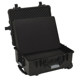 Flugkoffer mit Rollen Schwarz 58x45x27 cm
