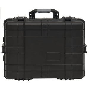 Flugkoffer mit Rollen Schwarz 58x45x27 cm