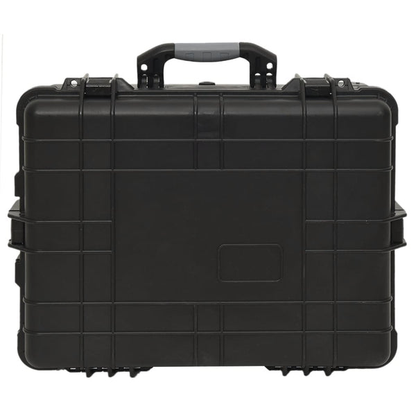 Flugkoffer mit Rollen Schwarz 58x45x27 cm