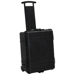 Flugkoffer mit Rollen Schwarz 58x45x27 cm