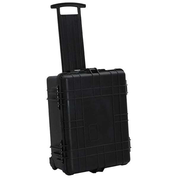 Flugkoffer mit Rollen Schwarz 58x45x27 cm