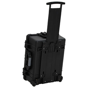 Flugkoffer mit Rollen Schwarz 58x45x27 cm