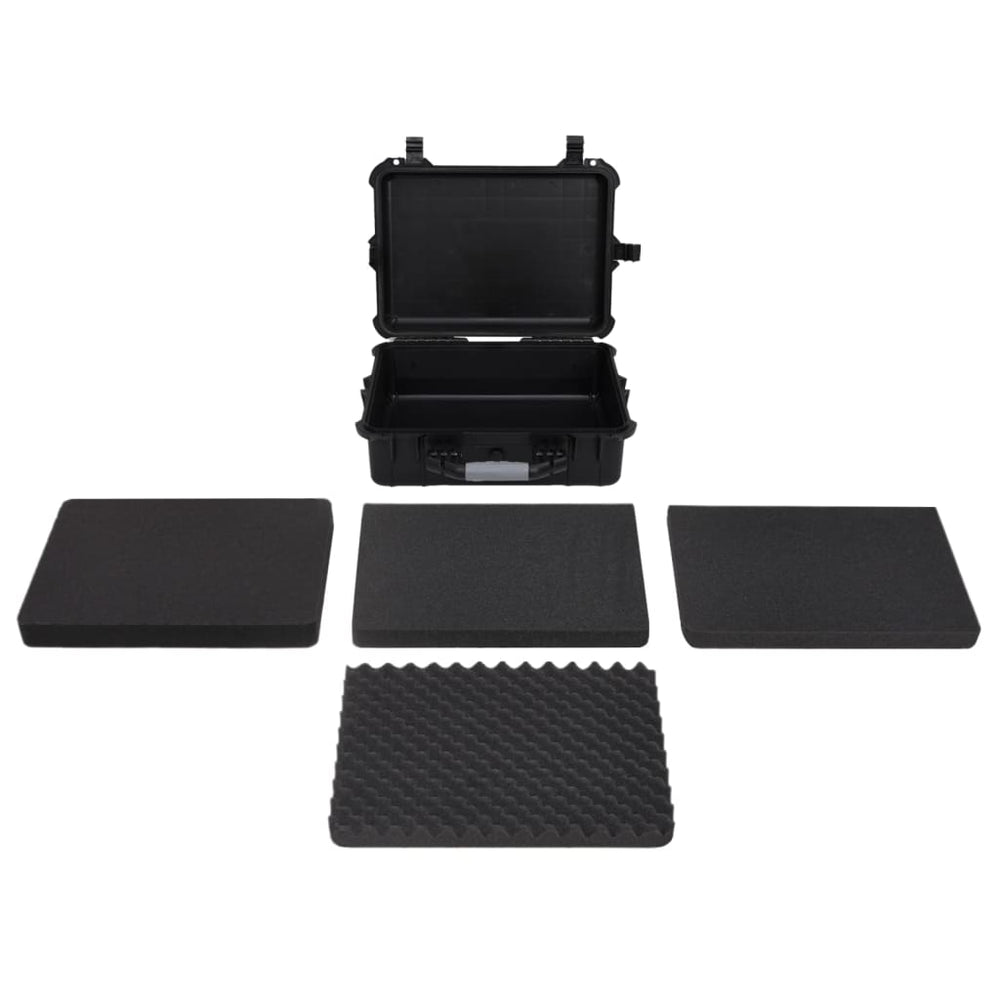 Flugkoffer Tragbar Schwarz 52x40x19 cm