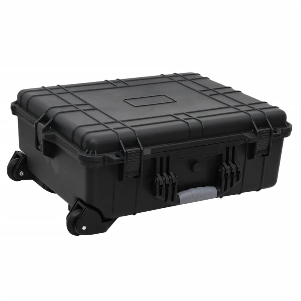 Flugkoffer mit Rollen Schwarz 63x50x23 cm