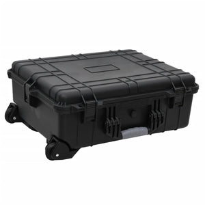 Flugkoffer mit Rollen Schwarz 63x50x23 cm
