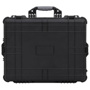 Flugkoffer mit Rollen Schwarz 63x50x23 cm