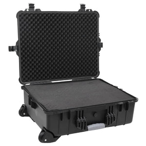 Flugkoffer mit Rollen Schwarz 63x50x23 cm