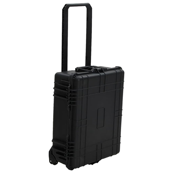 Flugkoffer mit Rollen Schwarz 63x50x23 cm