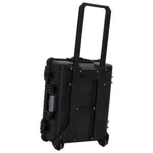 Flugkoffer mit Rollen Schwarz 63x50x23 cm
