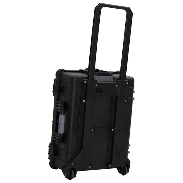 Flugkoffer mit Rollen Schwarz 63x50x23 cm