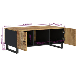 Couchtisch Mango Massivholz 100x54 cm
