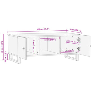 Couchtisch Altholz 100x54 cm