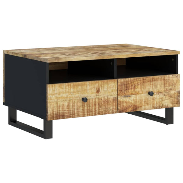 Couchtisch Mango Massivholz 80x54 cm
