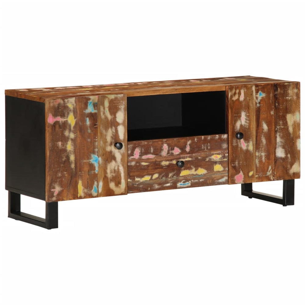 TV-Schrank Altholz Massiv 105 cm