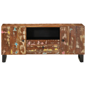 TV-Schrank Altholz Massiv 105 cm