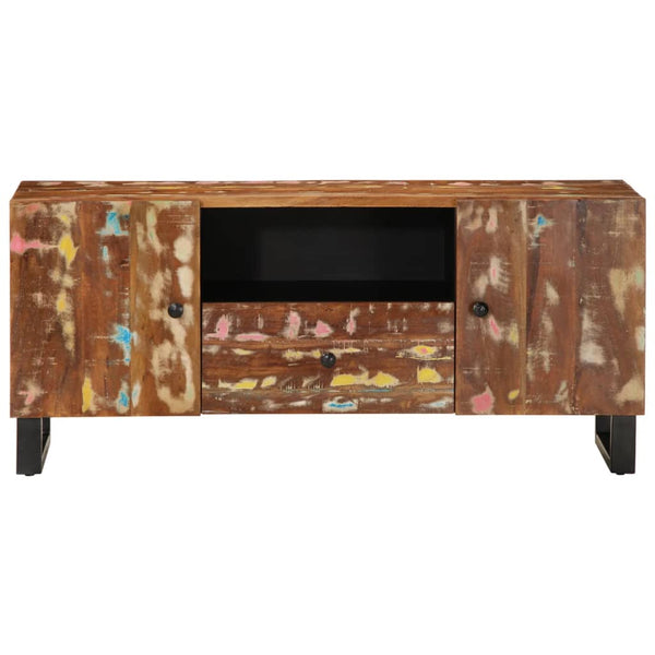 TV-Schrank Altholz Massiv 105 cm