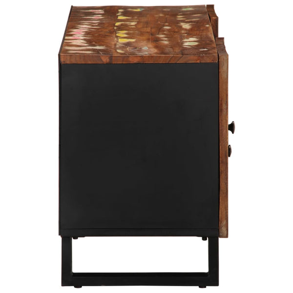 TV-Schrank Altholz Massiv 105 cm